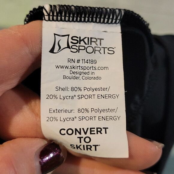 SKIRT SPORTS Black Medium Tank Top Convert to Skirt - Picture 5 of 5